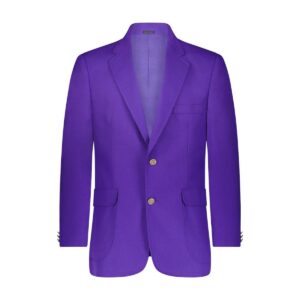 Men's Purple Machine Washable Classic Fit Blazer Jacket