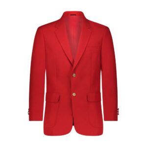 Men’s Red Machine Washable Classic Fit Blazer Jacket