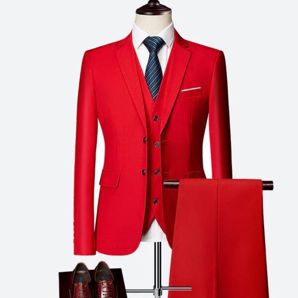 Dei Giovani Men’s Complete Suit Modern Slim Fit Formal Style